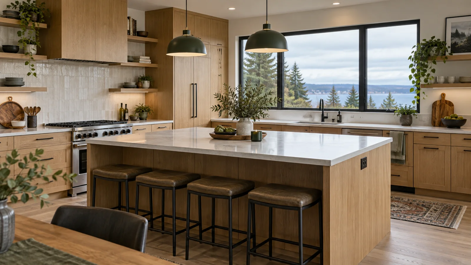 Contemporary Pacific Northwest kitchen