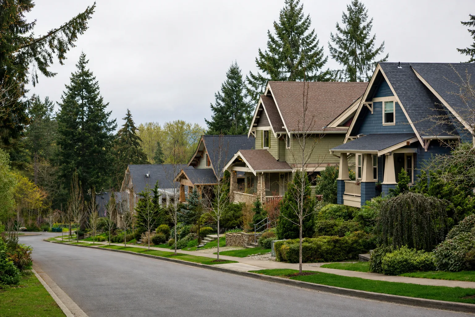 Residential neighborhood in Everett, WA served by SPS Pro Services